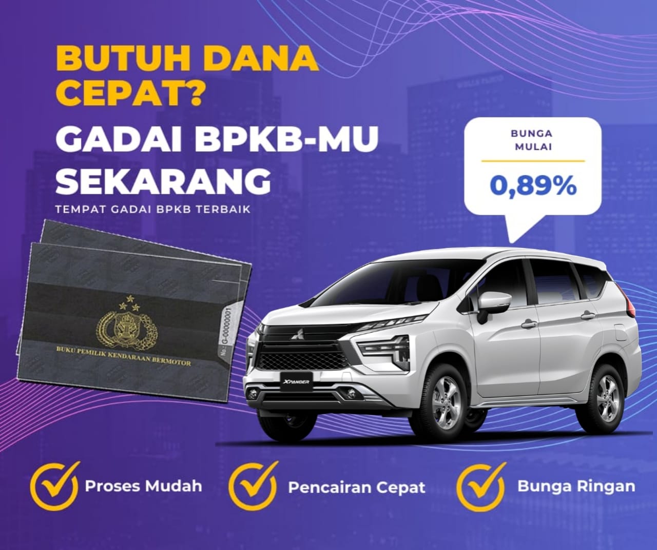 Kredit Jaminan Bpkb Mobil Mitsubishi Xpander Dapat Dana Berapa? Seperti Ini Simulasinya
